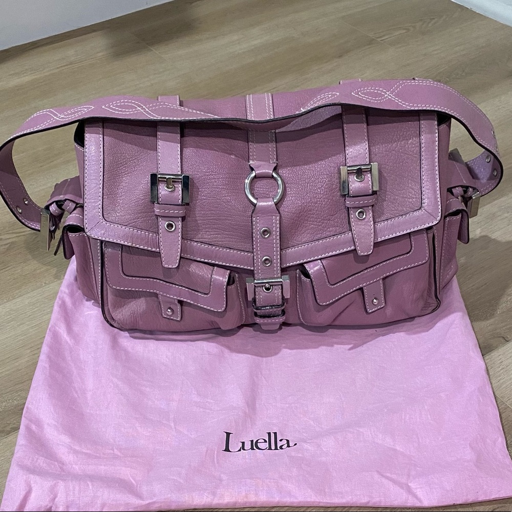 Luella Anouk Medium Handbag Lilac Shoulder Bag